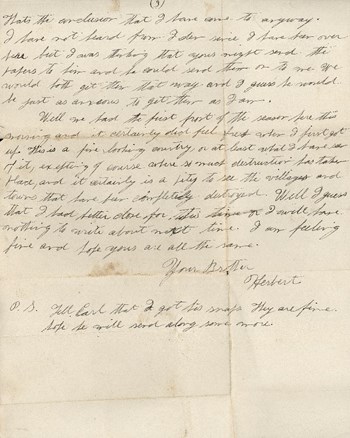 HN Letter to sister, Sept. 25, 1918, p. 3